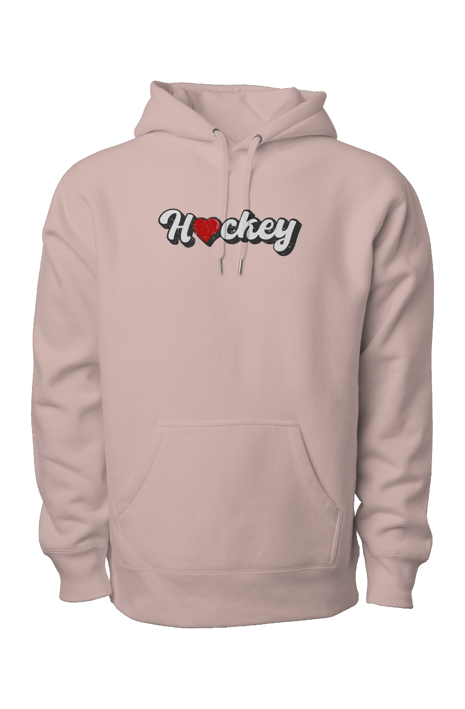 Hockey Heart Legend Heavyweight Hoodie Pink | Barn Garb Hockey Threads