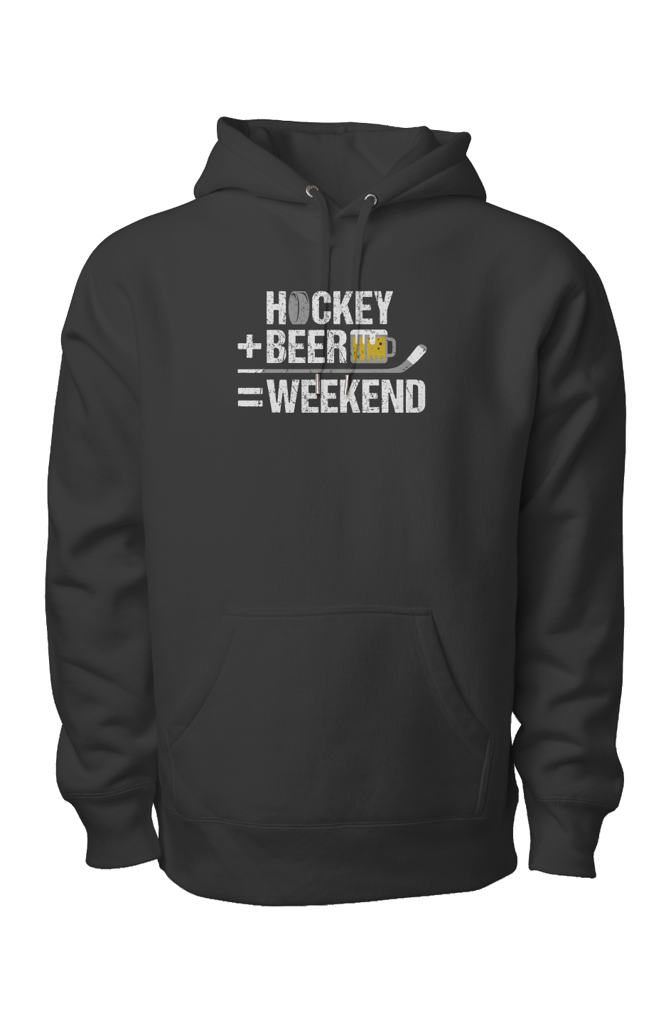 Hockey Math Legend Heavyweight Hoodie Black | Barn Garb Hockey Threads
