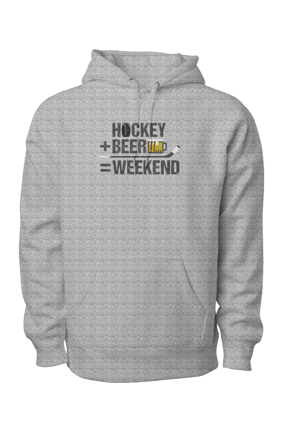 Hockey Math Legend Heavyweight Hoodie Grey | Barn Garb Hockey Threads