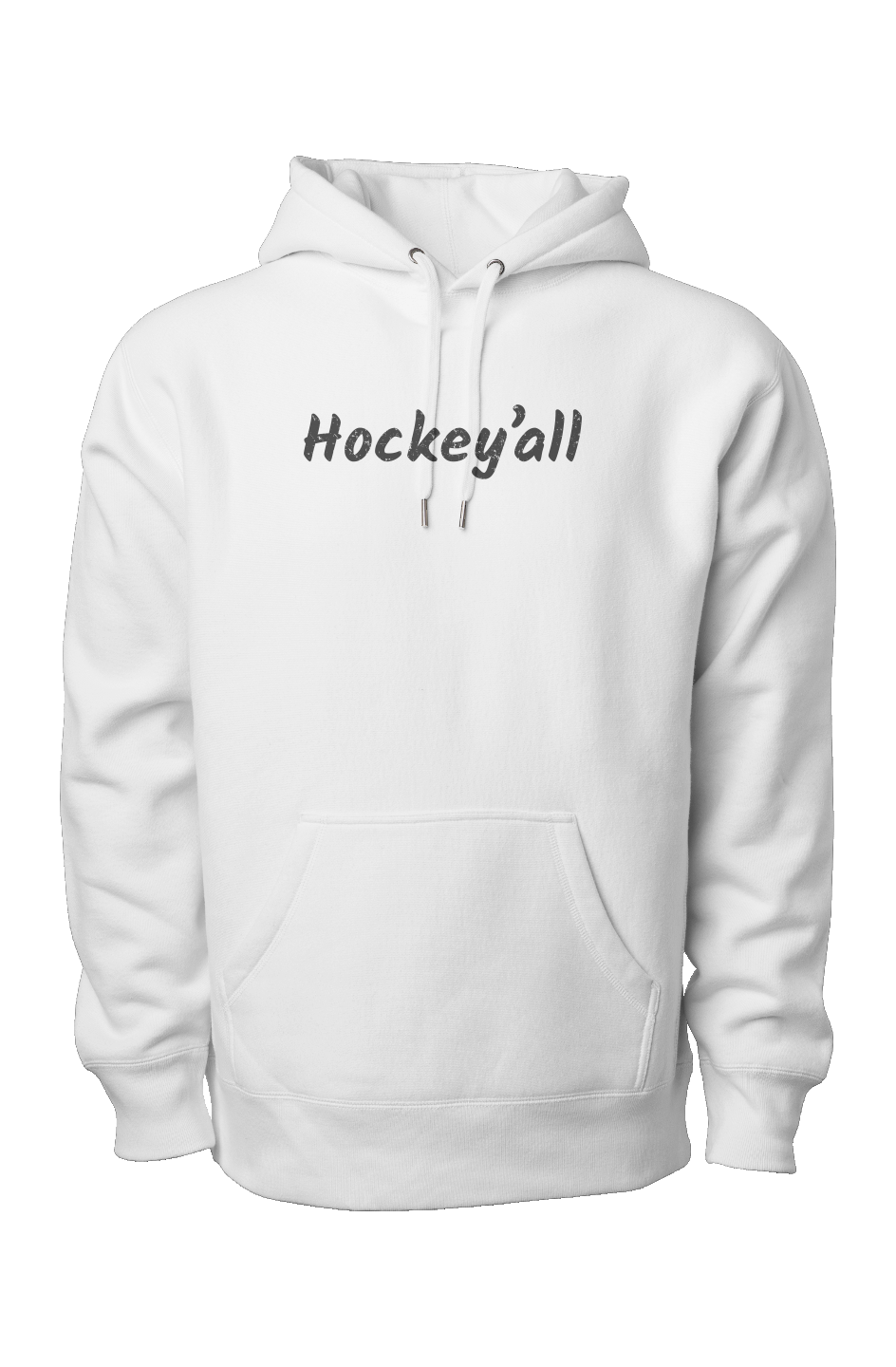 Hockey'all Legend Heavyweight Hoodie White | Barn Garb Hockey Threads