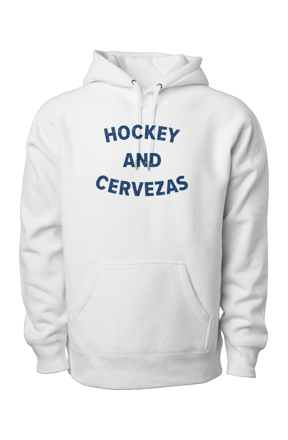Hockey and Cervezas Legend Heavyweight Hoodie White | Barn Garb Hockey Threads