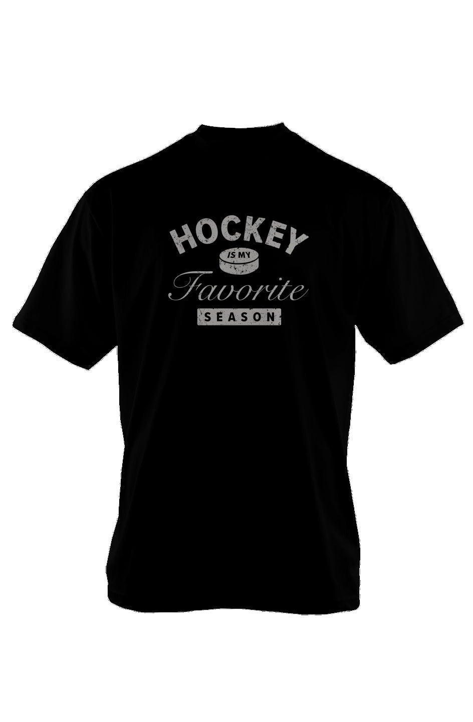 Hockey is My Favorite Season 90s Throwback Tee Black | Barn Garb Hockey Threads