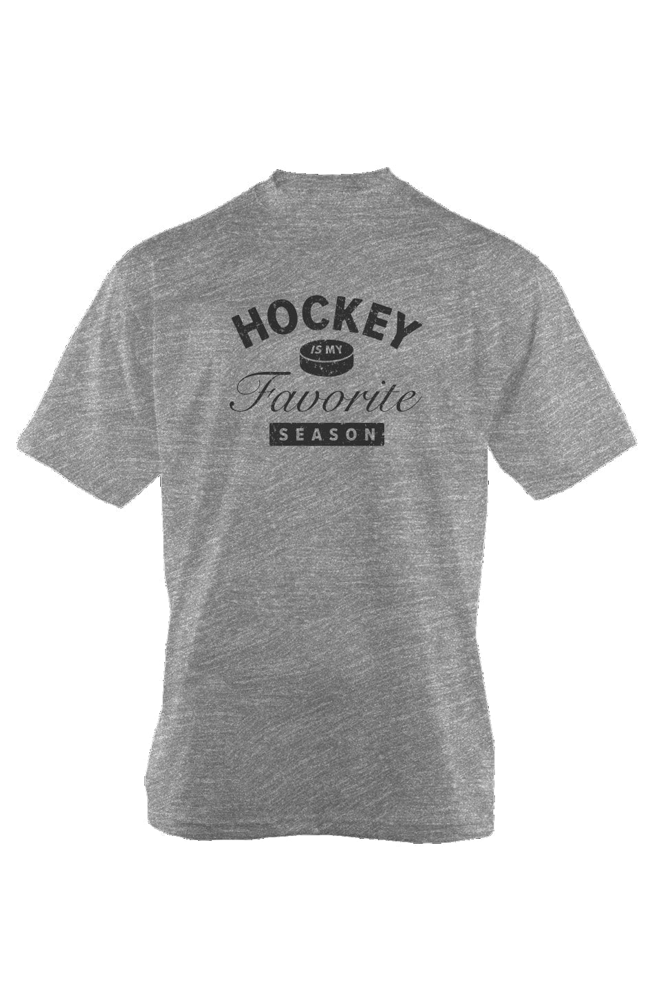 Hockey is My Favorite Season 90s Throwback Tee Grey | Barn Garb Hockey Threads