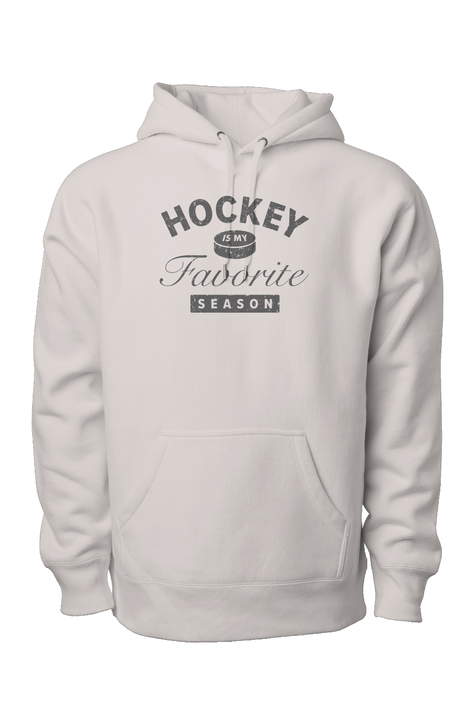 Hockey is My Favorite Season Legend Heavyweight Hoodie Bone | Barn Garb Hockey Threads
