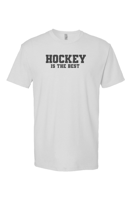 Hockey is the Best Breakaway Performance Tee White | Barn Garb Hockey Threads