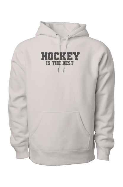 Hockey is the Best Legend Heavyweight Hoodie Bone | Barn Garb Hockey Threads
