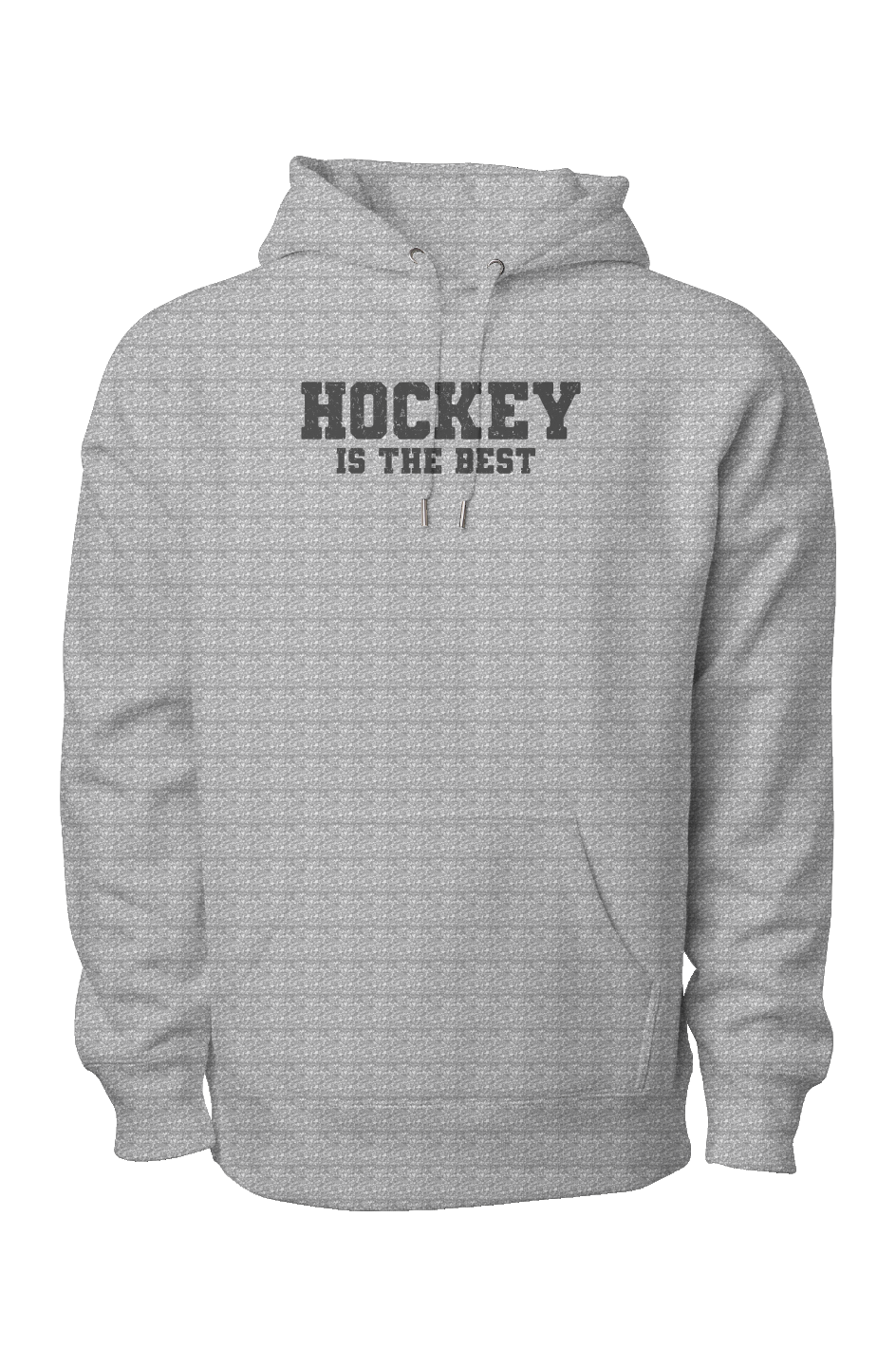 Hockey is the Best Legend Heavyweight Hoodie Grey | Barn Garb Hockey Threads