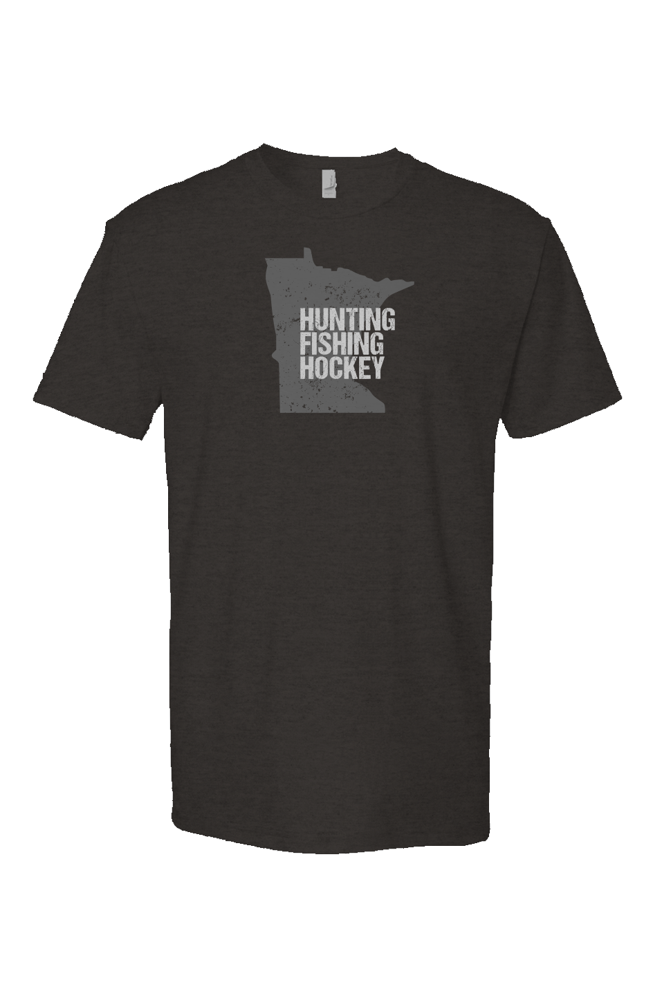 Hunting Fishing Hockey Breakaway Performance Tee Charcoal | Barn Garb Hockey Threads