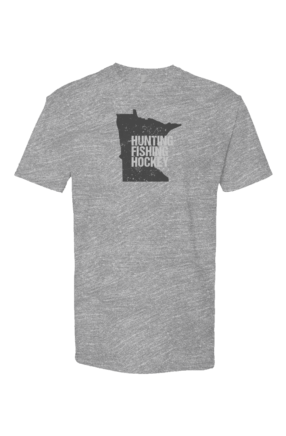 Hunting Fishing Hockey Breakaway Performance Tee Grey | Barn Garb Hockey Threads