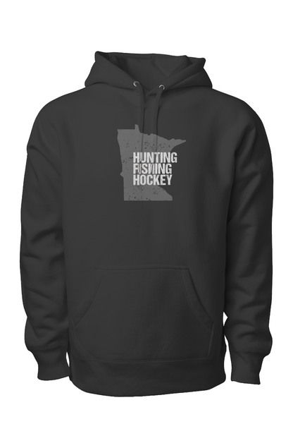 Hunting Fishing Hockey Legend Heavyweight Hoodie Black | Barn Garb Hockey Threads