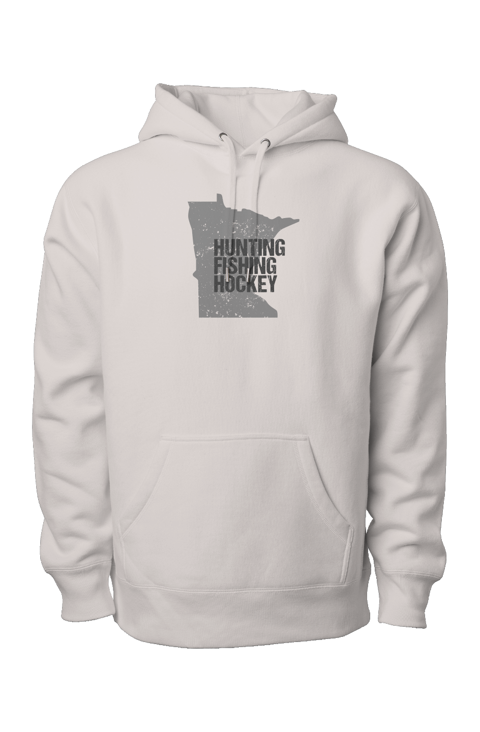 Hunting Fishing Hockey Legend Heavyweight Hoodie Bone | Barn Garb Hockey Threads