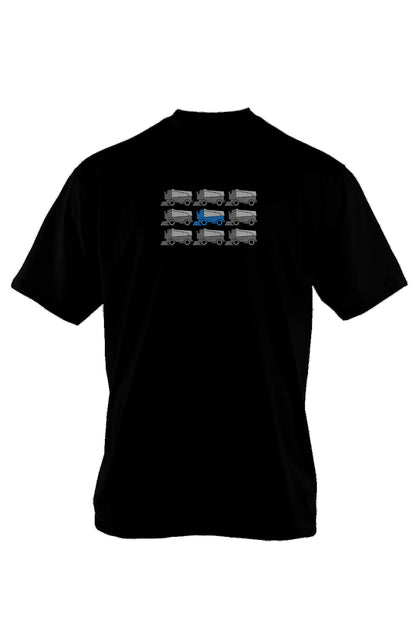 Ice Crew 90s Throwback Oversized Heavyweight Tee Black | Barn Garb Hockey Threads