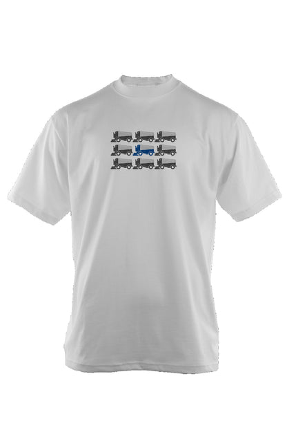 Ice Crew 90s Throwback Oversized Heavyweight Tee White | Barn Garb Hockey Threads