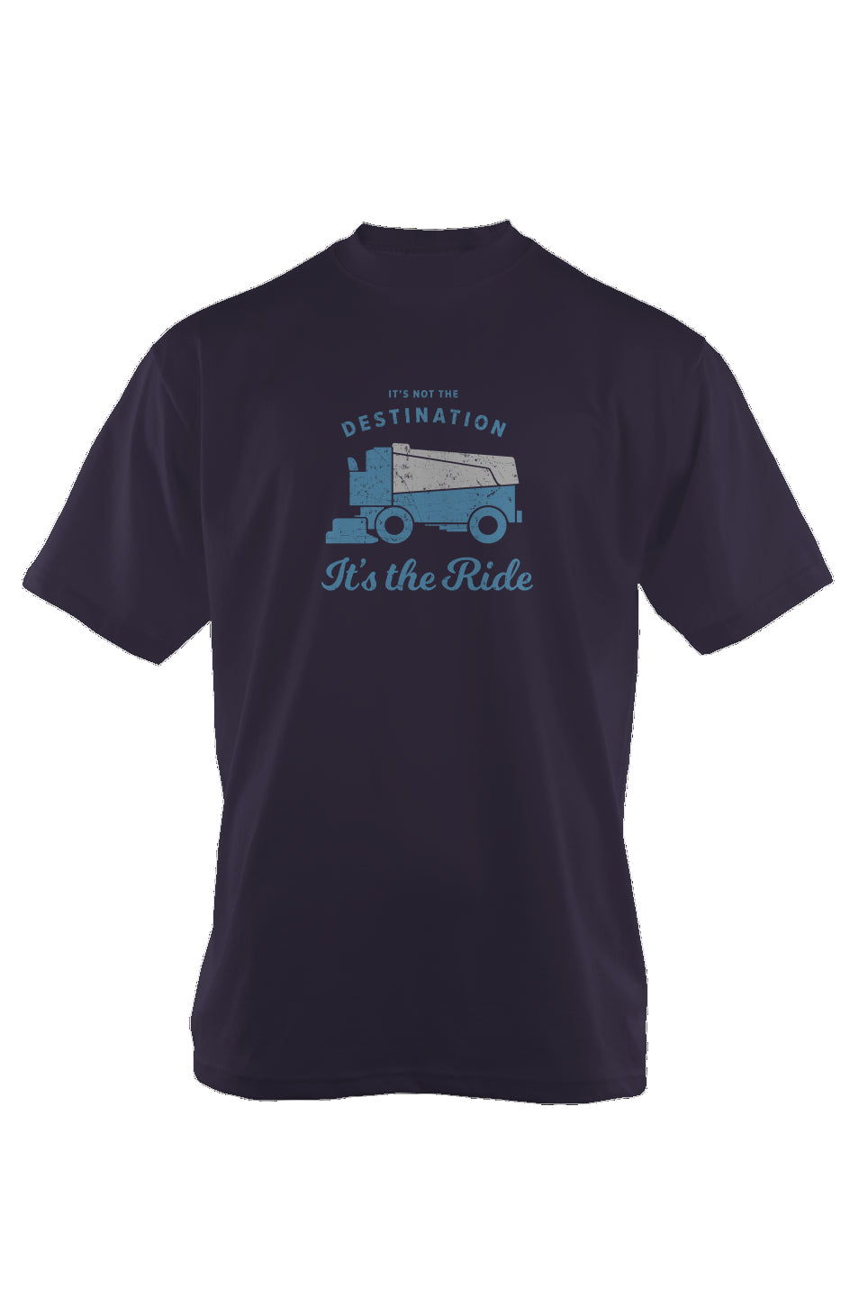 It's the Ride 90s Throwback Tee Navy Blue | Barn Garb Hockey Threads