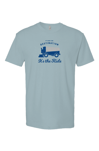 It's the Ride Breakaway Performance Tee Ice Blue | Barn Garb Hockey Threads