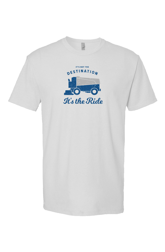 It's the Ride Breakaway Performance Tee White | Barn Garb Hockey Threads