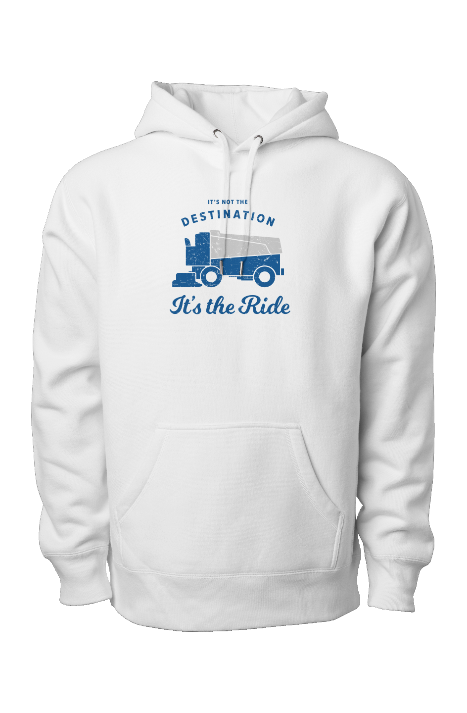 It's the Ride Legend Heavyweight Hoodie White | Barn Garb Hockey Threads