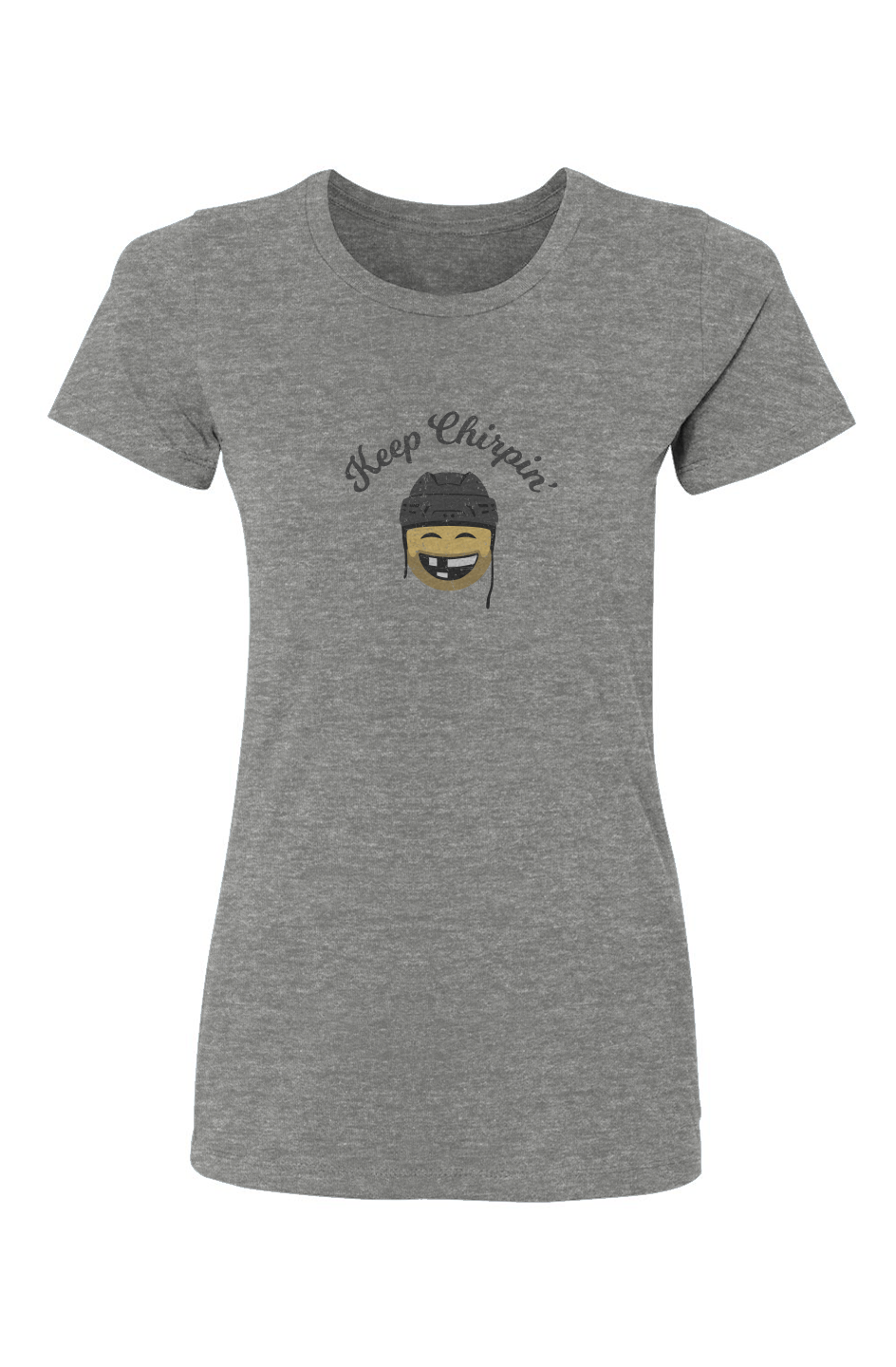 Keep Chirpin' Barn Babe Tee Grey | Barn Garb Hockey Threads