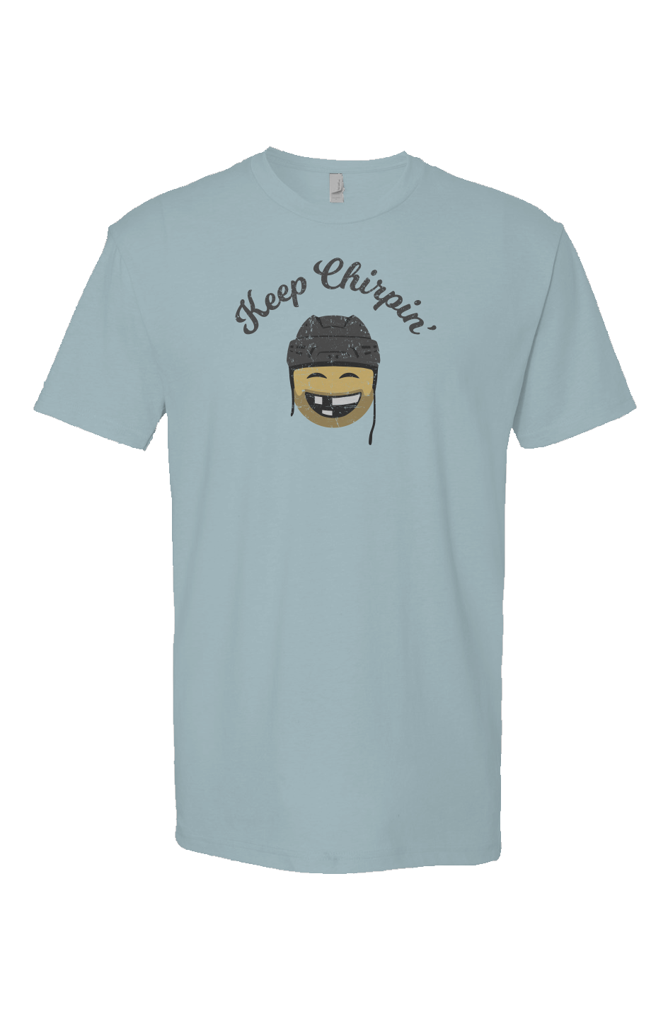 Keep Chirpin' Breakaway Performance Tee Ice Blue | Barn Garb Hockey Threads
