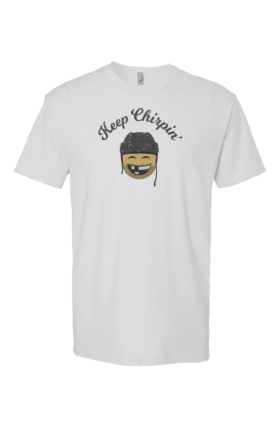 Keep Chirpin Breakaway Performance Tee White | Barn Garb Hockey Threads