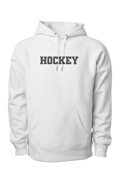 Legacy Hockey Legend Heavyweight Hoodie White | Barn Garb Hockey Threads