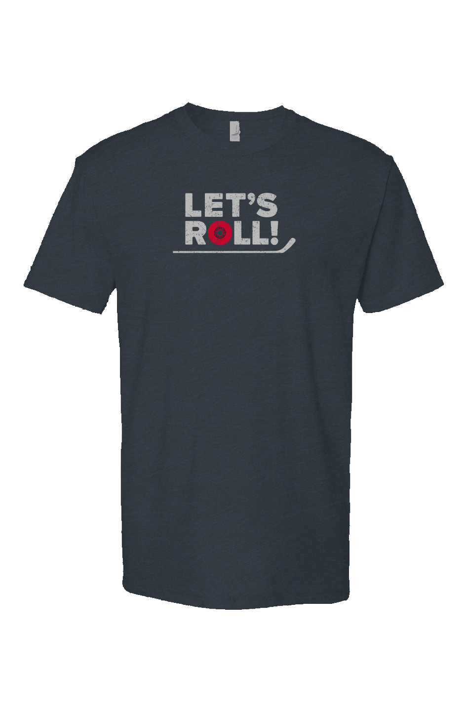 Let's Roll Breakaway Performance Tee Navy Blue | Barn Garb Hockey Threads