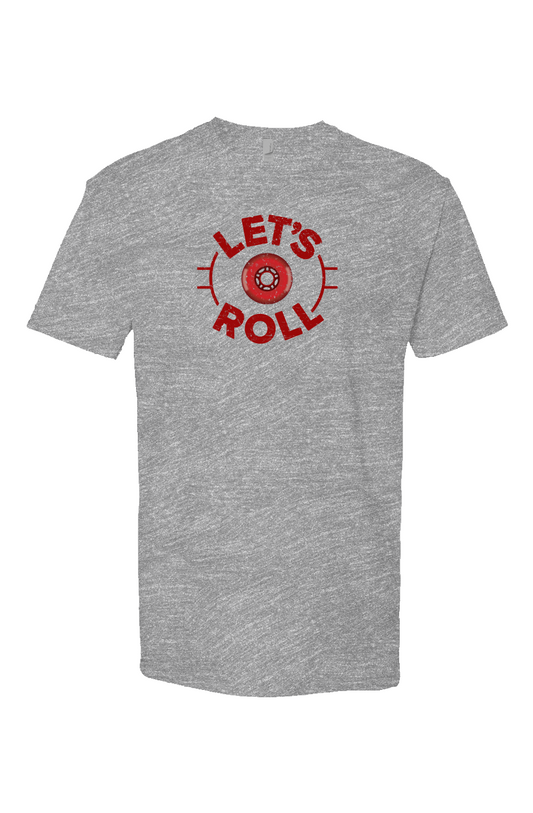 Let's Roll Circle Breakaway Performance Tee Grey | Barn Garb Hockey Threads
