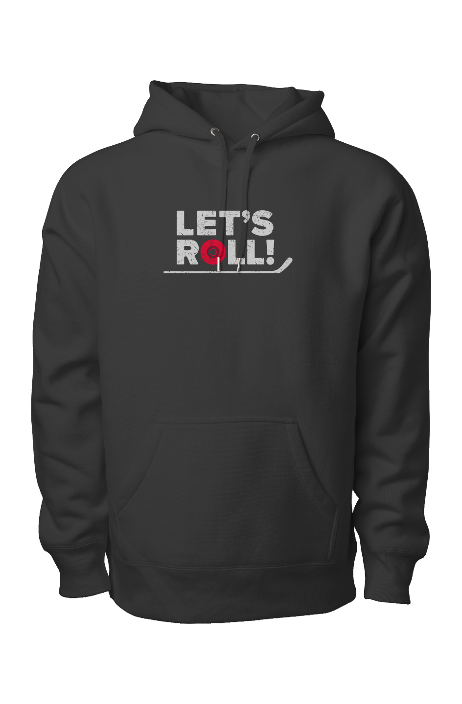 Let's Roll Legend Heavyweight Hoodie Black | Barn Garb Hockey Threads