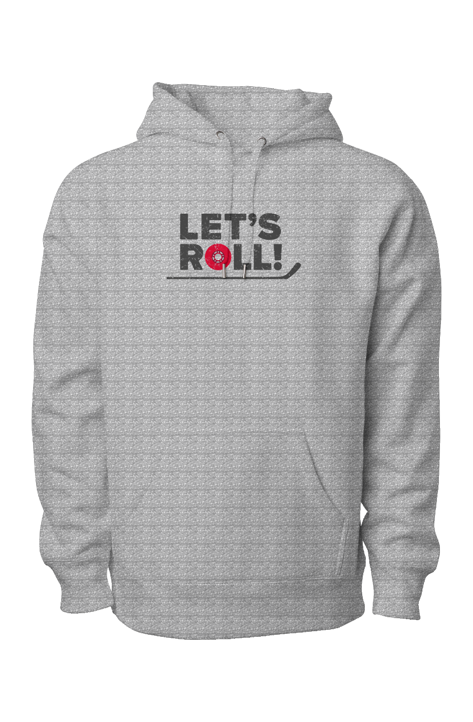 Let's Roll Legend Heavyweight Hoodie Grey | Barn Garb Hockey Threads