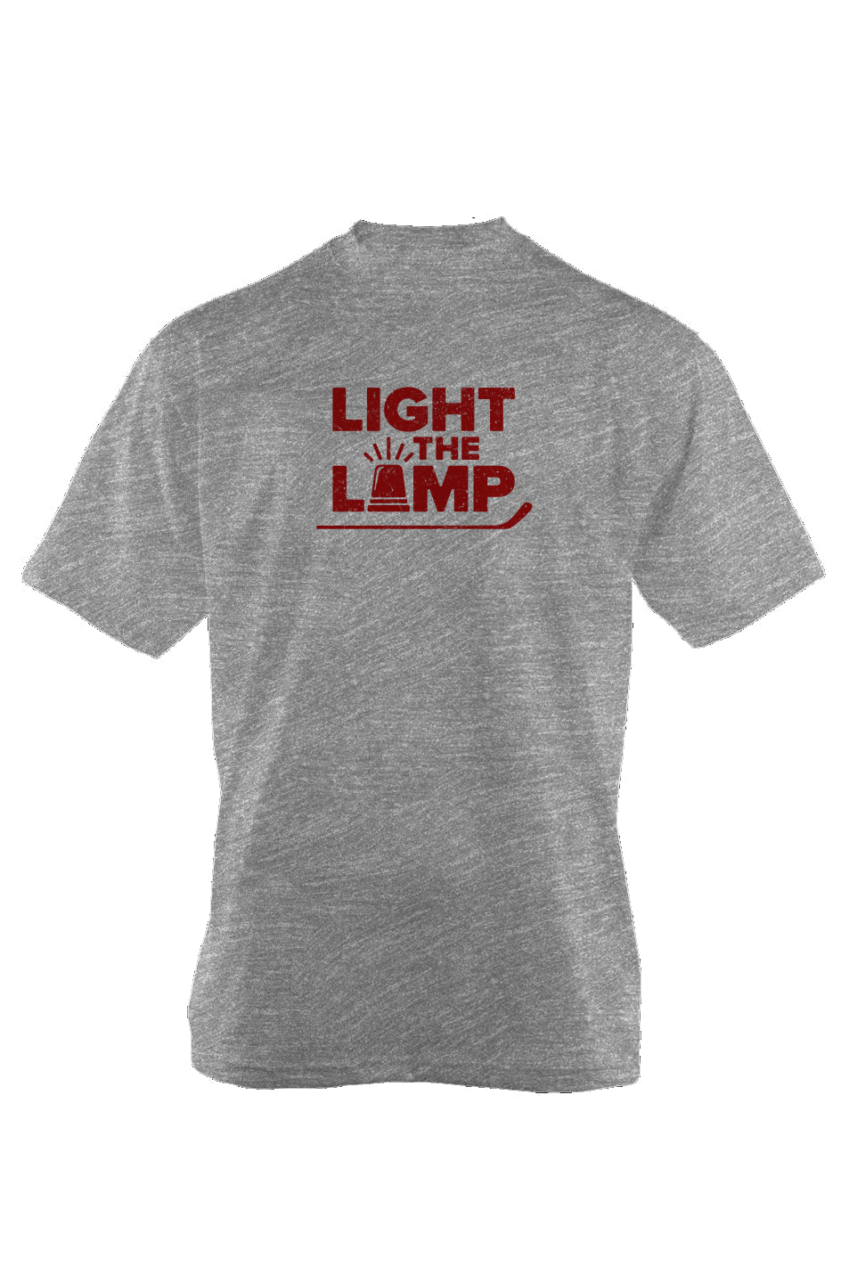 Light the Lamp 90s Throwback Tee Grey | Barn Garb Hockey Threads