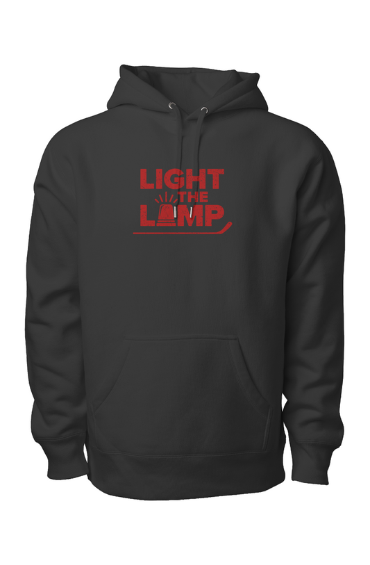 Light the Lamp Legend Heavyweight Hoodie Black | Barn Garb Hockey Threads