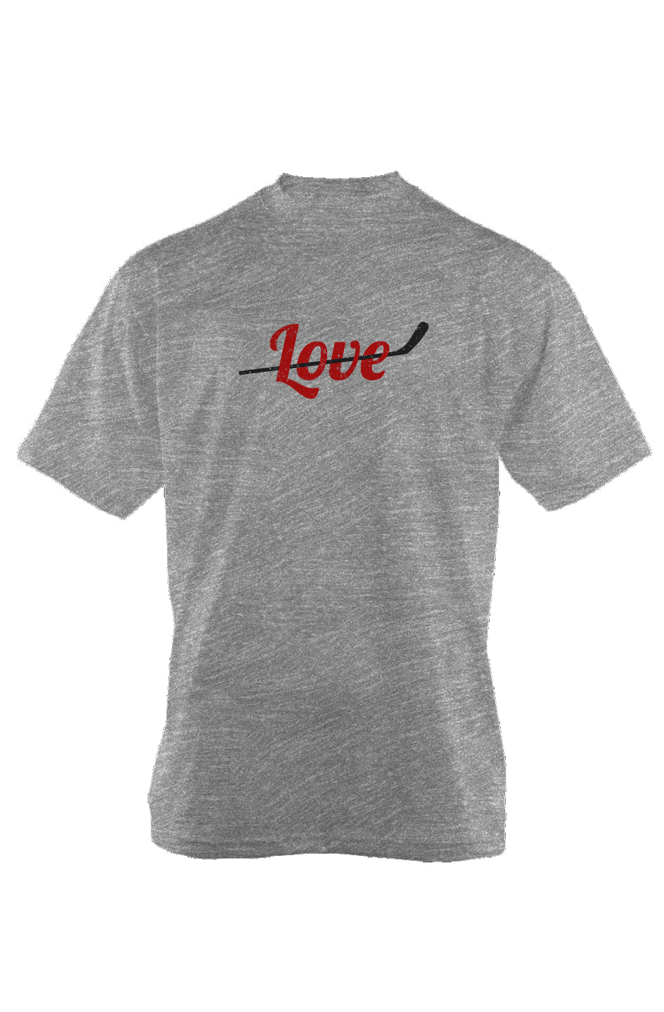 Love Stick 90s Throwback Tee Grey | Barn Garb Hockey Threads