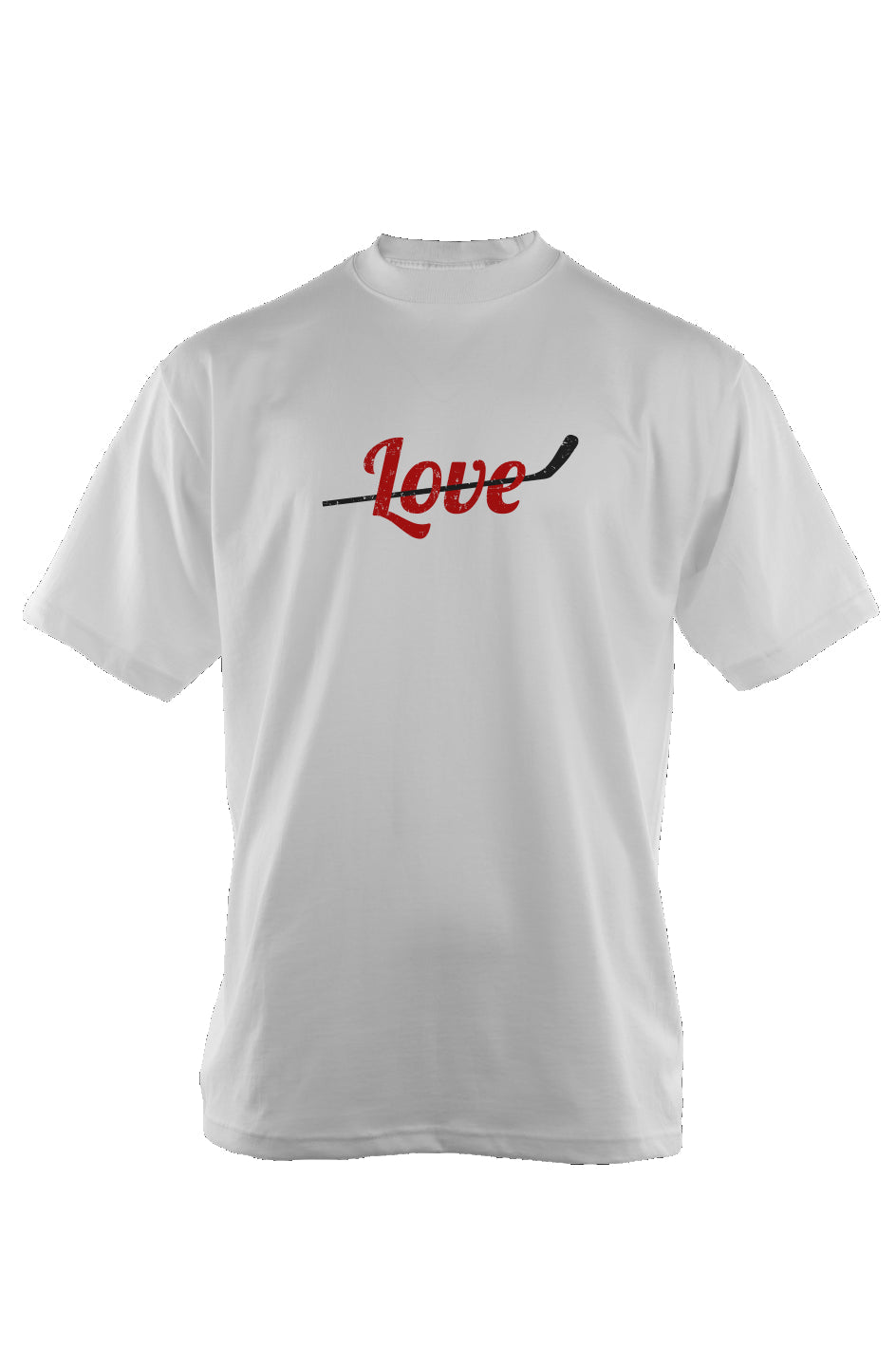 Love Stick 90s Throwback Tee White | Barn Garb Hockey Threads