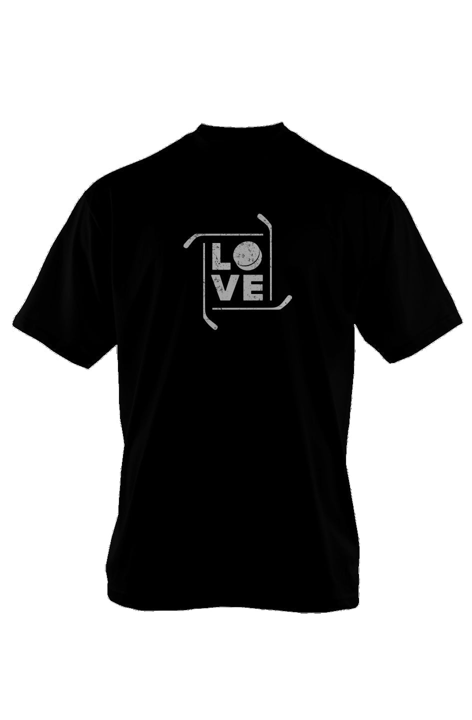 Love the Game 90s Throwback Tee Black | Barn Garb Hockey Threads