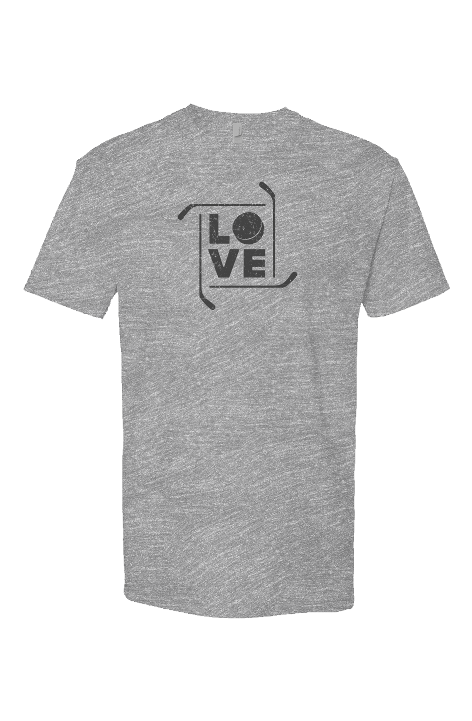 Love the Game Breakaway Performance Tee Grey | Barn Garb Hockey Threads