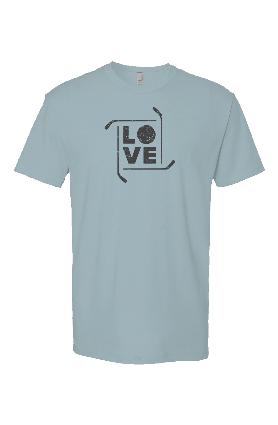 Love the Game Breakaway Performance Tee Ice Blue | Barn Garb Hockey Threads