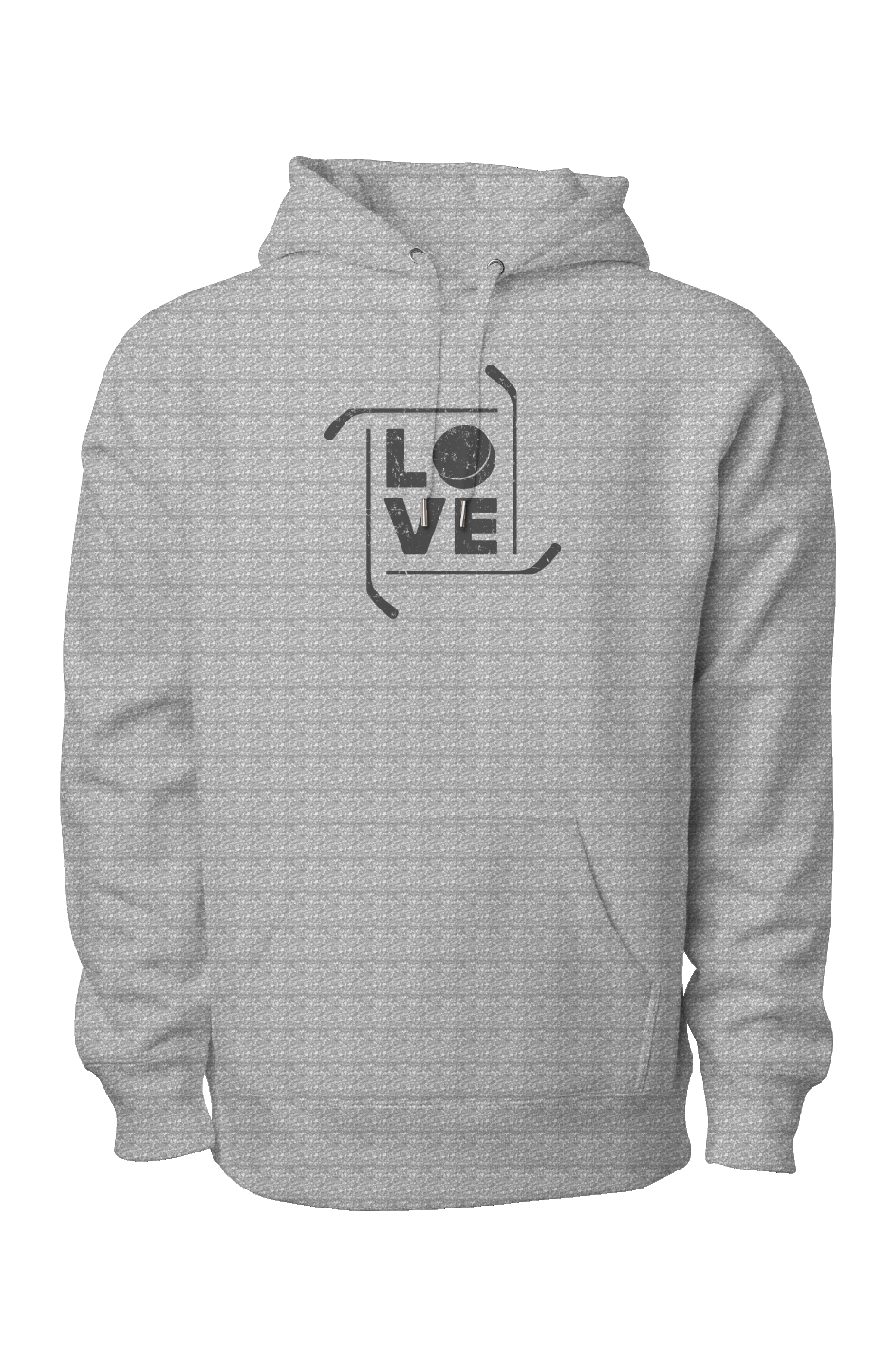 Love the Game Legend Heavyweight Hoodie Grey | Barn Garb Hockey Threads
