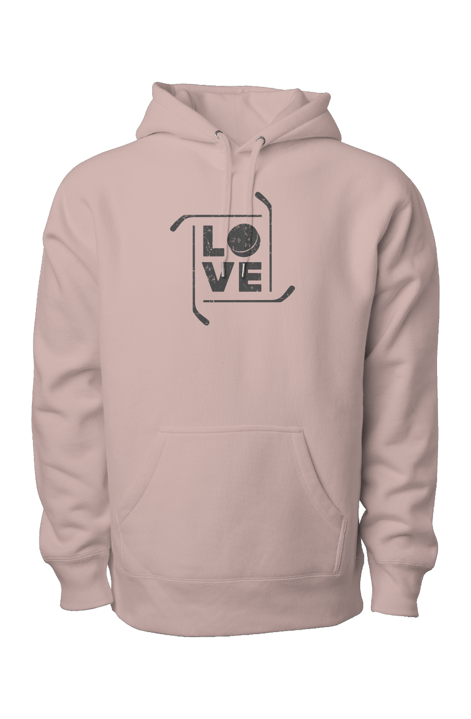 Love the Game Legend Heavyweight Hoodie Pink | Barn Garb Hockey Threads