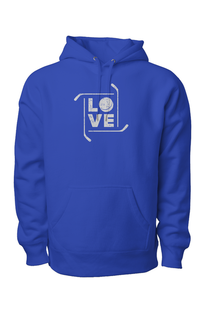 Love the Game Legend Heavyweight Hoodie Royal Blue | Barn Garb Hockey Threads