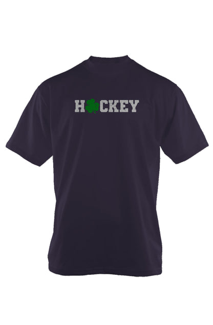 Lucky Shammy 90s Throwback Tee Navy Blue | Barn Garb Hockey Threads