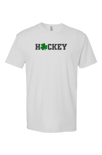 Lucky Shammy Breakaway Performance Tee White | Barn Garb Hockey Threads