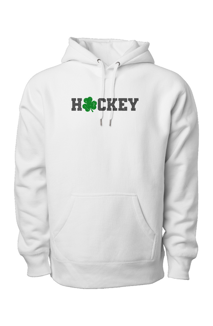 Lucky Shammy Legend Heavyweight Hoodie White | Barn Garb Hockey Threads