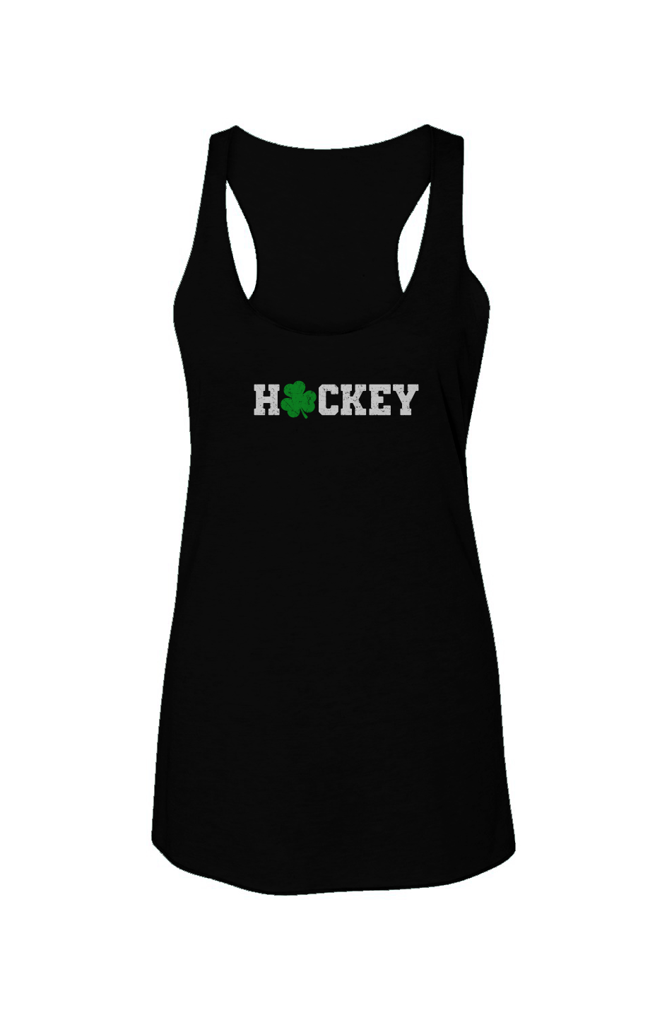 Lucky Shammy Racerback Barn Tank Black | Barn Garb Hockey Threads