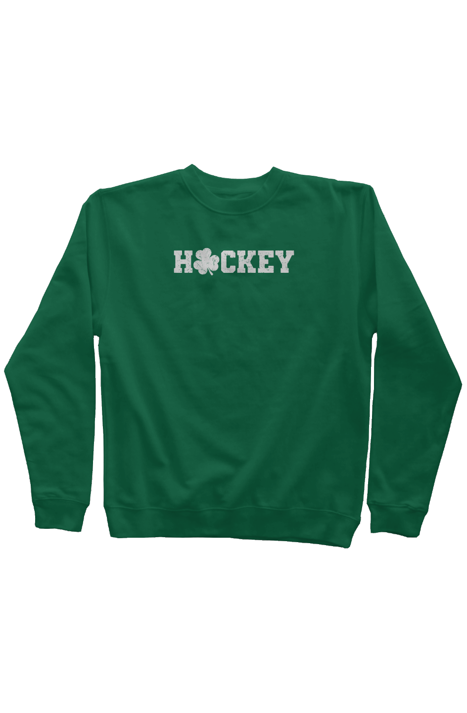 Lucky Shammy Rinkside Crewneck Sweatshirt Green | Barn Garb Hockey Threads