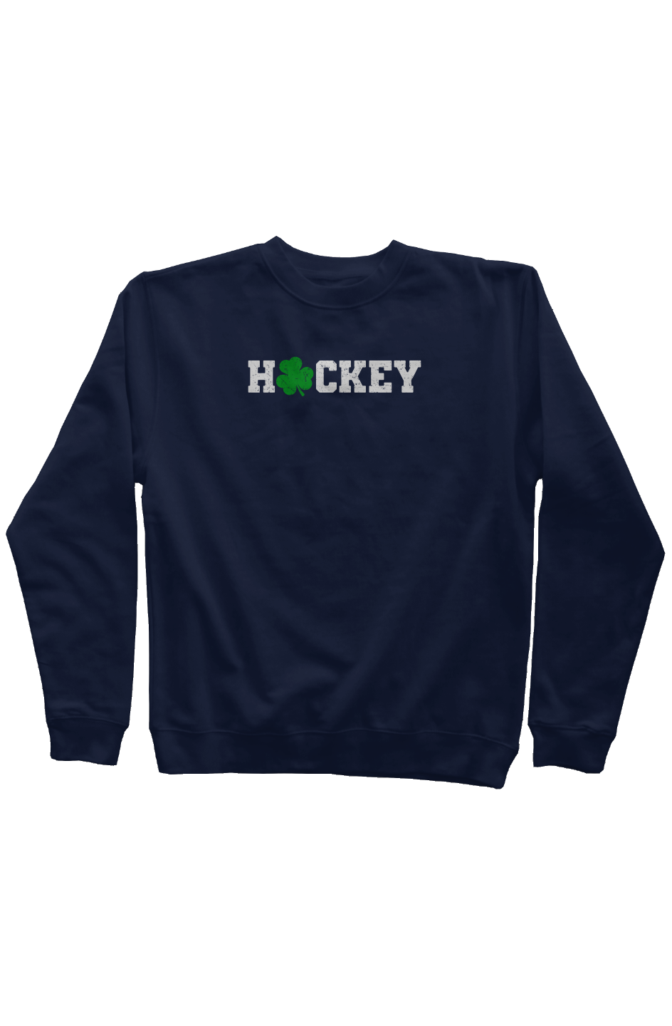 Lucky Shammy Rinkside Crewneck Sweatshirt Navy Blue | Barn Garb Hockey Threads