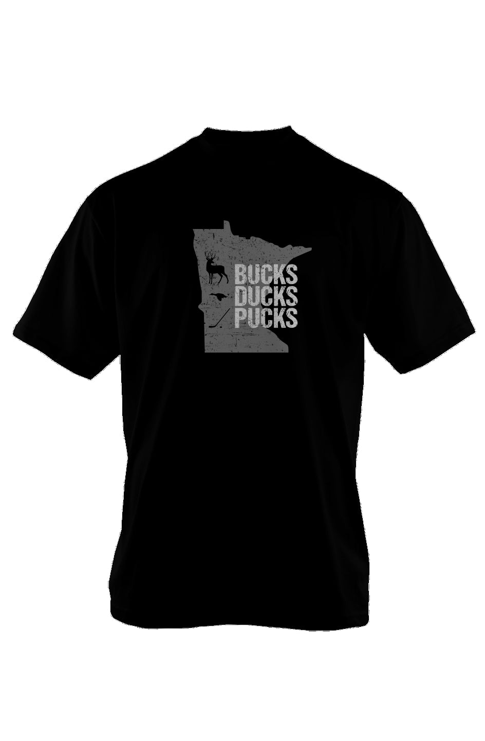 Minnesota Hunting 90s Throwback Tee Black | Barn Garb Hockey Threads
