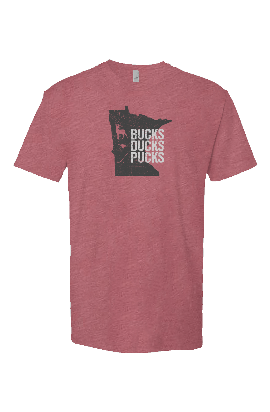 Minnesota Hunting Breakaway Performance Tee Heather Mauve | Barn Garb Hockey Threads