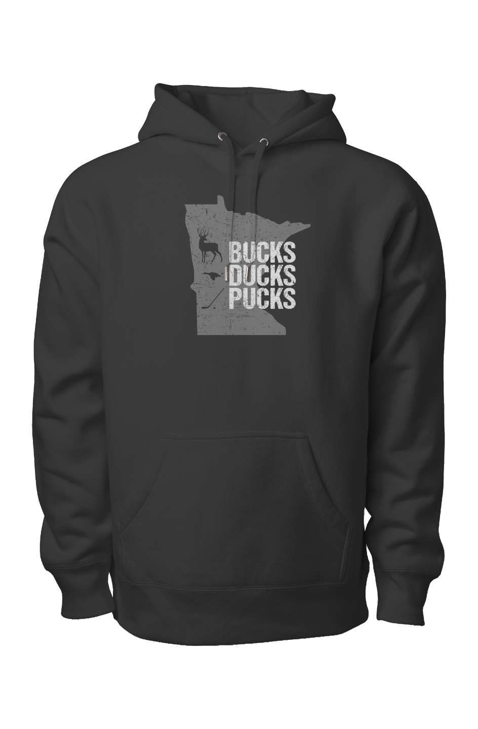 Minnesota Hunting Legend Heavyweight Hoodie Black | Barn Garb Hockey Threads