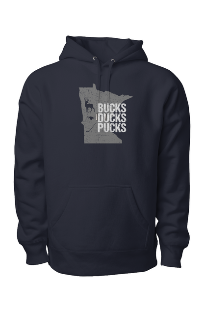 Minnesota Hunting Legend Heavyweight Hoodie Navy Blue | Barn Garb Hockey Threads