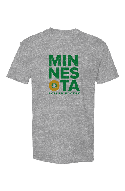 Minnesota Roller Breakaway Performance Tee Grey | Barn Garb Hockey Threads